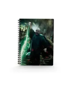 Libreta efecto 3d sd toys harry potter poster voldemort