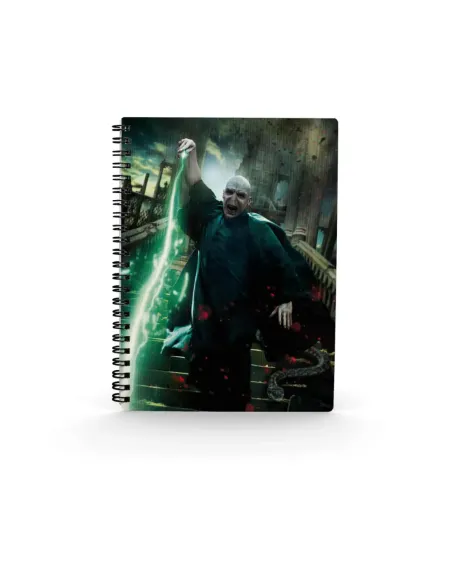 Libreta efecto 3d sd toys harry potter poster voldemort