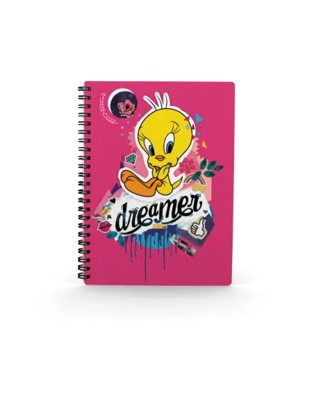 Libreta efecto 3d sd toys looney tunes piolin dreamer