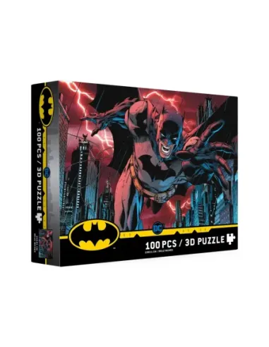 Puzle 100 efecto 3d batman ciudad universo dc