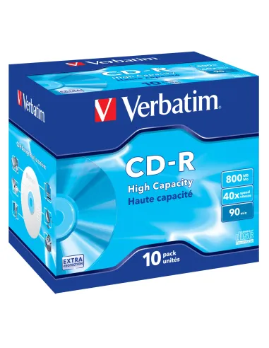 Verbatim CD-R High Capacity 800 MB 40x 10 pieza(s)