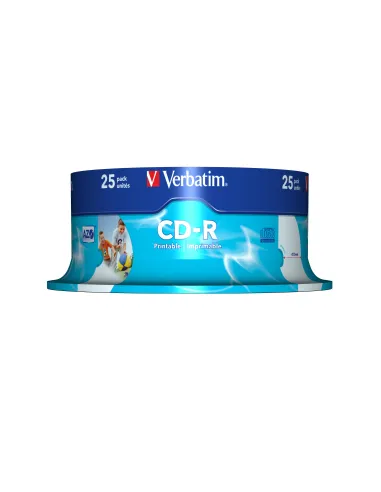 Verbatim CD-R AZO Wide Inkjet Printable 700 MB 52x 25 pieza(s)