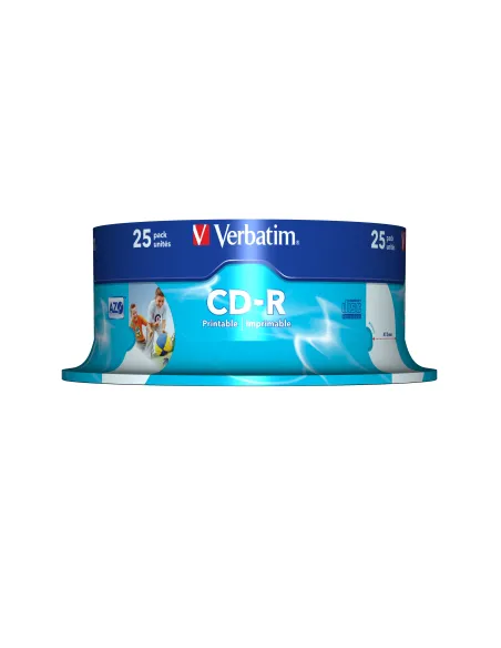 Verbatim CD-R AZO Wide Inkjet Printable 700 MB 52x 25 pieza(s)