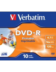 Verbatim 43521 DVD en blanco 4,7 GB DVD-R 10 pieza(s) 2