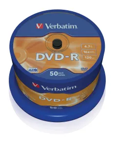 Verbatim DVD-R Matt Silver 4,7 GB 50 pieza(s)
