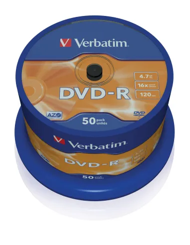 Verbatim DVD-R Matt Silver 4,7 GB 50 pieza(s)