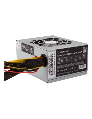 UNYKAch SFX 300W unidad de fuente de alimentación 20+4 pin ATX Plata