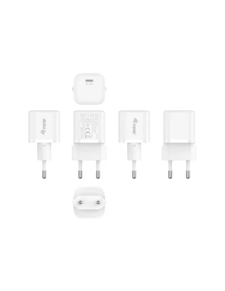 Equip 245520 cargador de dispositivo móvil Smartphone, Tableta Blanco Corriente alterna Interior