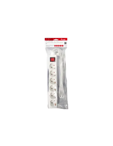 Equip 245552 base múltiple 1,5 m 6 salidas AC Interior Blanco