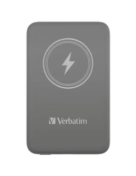 Verbatim Charge 'n' Go Polímero de litio 10000 mAh Cargador inalámbrico Gris