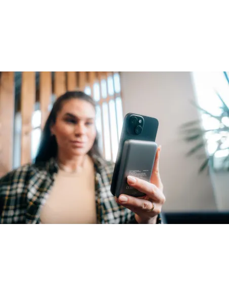 Verbatim Charge 'n' Go Polímero de litio 10000 mAh Cargador inalámbrico Gris