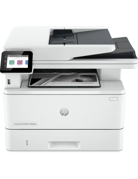HP LaserJet Pro 4102fdwe Inalámbrico Multifunction Blanco y negro Impresora, Fotocopiadora, escáner Dúplex