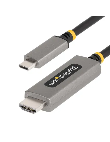 StarTech.com Cable Adaptador de 2m USB-C a HDMI - 8K 60Hz - 4K 144Hz - HDR10 - Cable Conversor de Vídeo USB tipo C a HDMI 2.1 -
