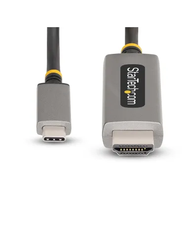 StarTech.com Cable Adaptador de 2m USB-C a HDMI - 8K 60Hz - 4K 144Hz - HDR10 - Cable Conversor de Vídeo USB tipo C a HDMI 2.1 -
