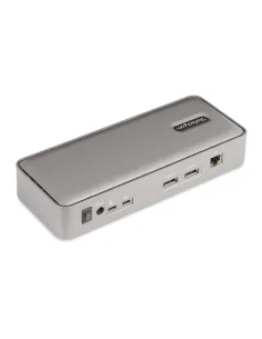 StarTech.com Docking Station KVM USB-C para Portátil - Replicador de Puertos USB Tipo C para 2 Monitores DisplayPort 4K 60Hz - 2