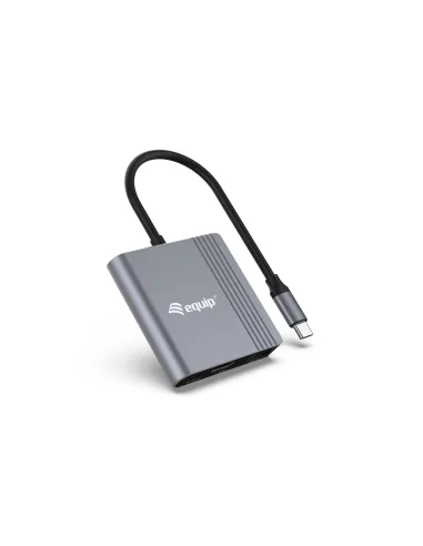Equip Adaptador 3 en 1 USB-C a HDMI   USB-A   USB PD, 4K 60Hz, 100W USB PD