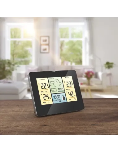 Hama 00176596 estación meteorológica digital Negro Batería Wifi
