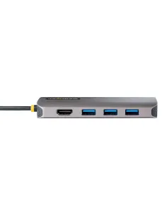 StarTech.com Adaptador Multipuertos USB C de Vídeo 4K a 60Hz, con Hub de 3 Puertos USB-A de 5Gbps, Entrega de Alimentación USB 2
