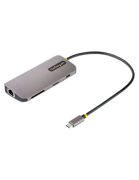 StarTech.com Adaptador Multipuertos USB C de Vídeo 4K a 60Hz, con Hub de 3 Puertos USB-A de 5Gbps, Entrega de Alimentación USB