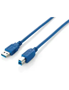 Equip 128293 Cable USB 3.0 Tipo A Macho a Tipo B Macho, 3,0 m , Azul