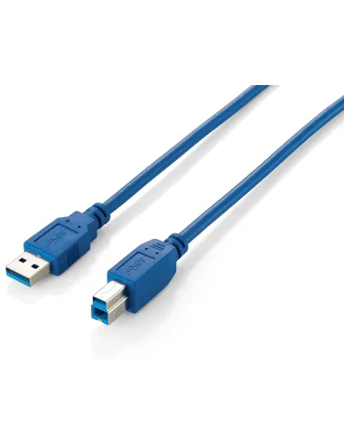 Equip 128293 Cable USB 3.0 Tipo A Macho a Tipo B Macho, 3,0 m , Azul