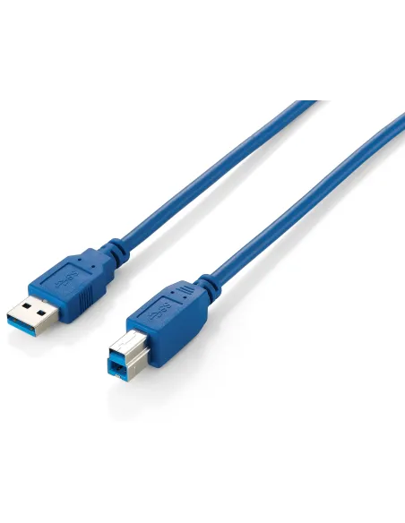 Equip 128293 Cable USB 3.0 Tipo A Macho a Tipo B Macho, 3,0 m , Azul