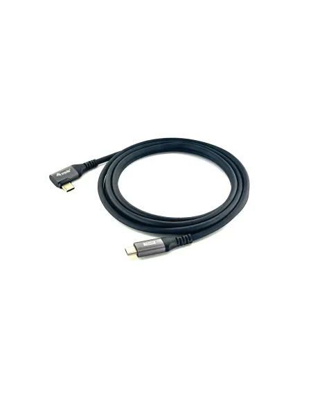 Equip Cable USB 2.0 C a C en ángulo de 90°, M M, 3,0 m, PD 100 W, negro