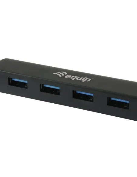 Equip 128953 hub de interfaz USB 3.2 Gen 1 (3.1 Gen 1) Type-A 5000 Mbit s Negro