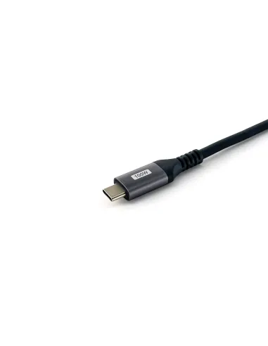 Equip 128891 Cable USB 2.0 C a C en ángulo de 90°, M M, 1,0 m, PD 100 W, negro