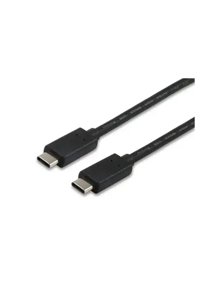 Equip 12834207 Cable USB 3.2 Gen1 C a C M M, 1,0m, PD 60W, 5Gbps, Negro