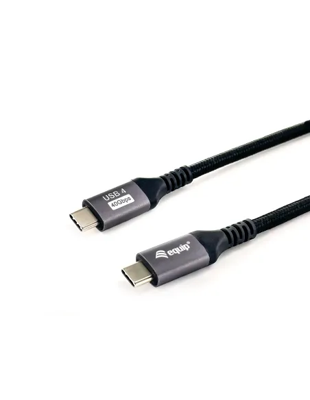 Equip 128381 Cable USB 4 Gen 3 C a C, M M, 1,2m, PD3.1 240W, 8K 60Hz, 40Gbps, Negro