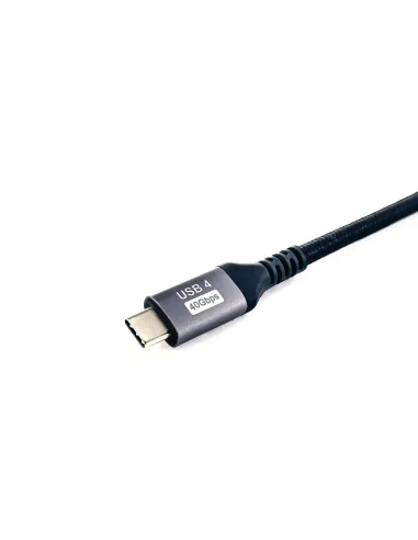 Equip 128381 Cable USB 4 Gen 3 C a C, M M, 1,2m, PD3.1 240W, 8K 60Hz, 40Gbps, Negro