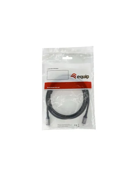 Equip 128382 Cable USB4 Gen 2x2 C a C, M M, 2,0 m, PD 100 W, 4K 60 Hz, 20 Gbps, negro
