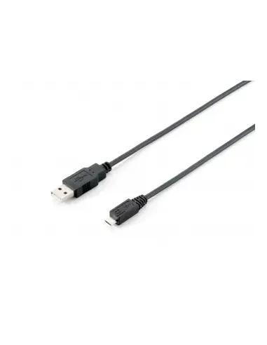 Equip 128523 Cable USB 2.0 Tipo A Macho a Micro-B Macho, 1,8m