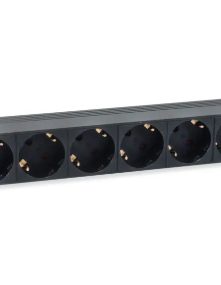 Equip 333286 unidad de distribución de energía (PDU) 8 salidas AC 1U Negro