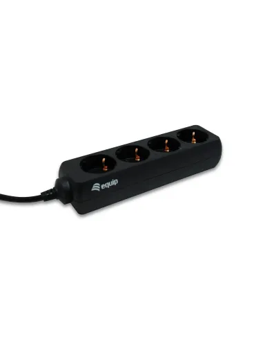 Equip 333281 base múltiple 1,1 m 4 salidas AC Negro