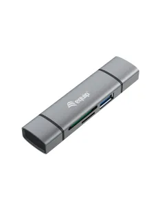 Equip 245460 lector de tarjeta USB 3.2 Gen 1 (3.1 Gen 1) Type-A Type-C Gris 2