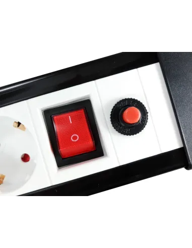 Equip 245553 base múltiple 1,5 m 4 salidas AC Interior Negro, Blanco