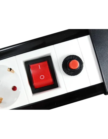 Equip 245553 base múltiple 1,5 m 4 salidas AC Interior Negro, Blanco