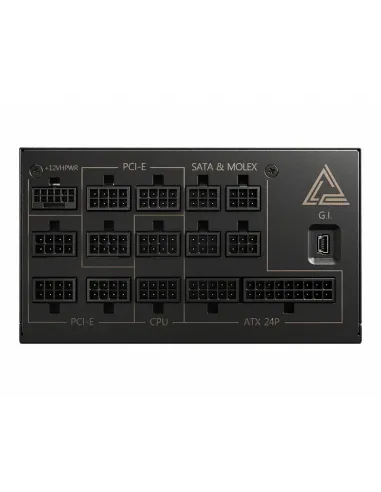 MSI MEG AI1300P PCIE5 unidad de fuente de alimentación 1300 W 24-pin ATX ATX Negro