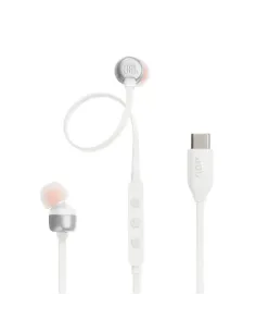 JBL Tune 310C Auriculares Alámbrico Dentro de oído Llamadas Música USB Tipo C Blanco