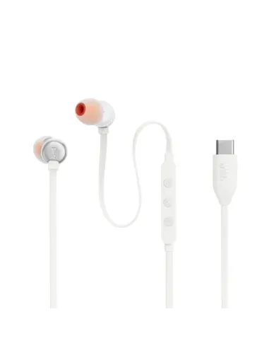 JBL Tune 310C Auriculares Alámbrico Dentro de oído Llamadas Música USB Tipo C Blanco