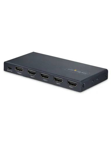 StarTech.com Switch Conmutador HDMI de 4 Puertos de 8K a 60Hz - Switch Selector HDMI 2.1 de 4K a 120Hz HDR10+ UHD - 4 Puertos