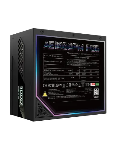 GIGABYTE AORUS ELITE P1000W unidad de fuente de alimentación 1000 W 20+4 pin ATX ATX Negro