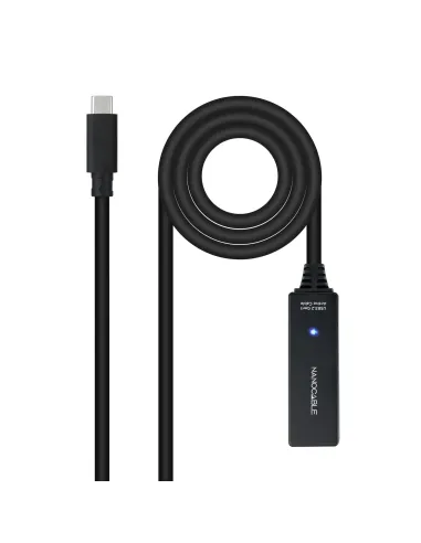 Nanocable 10.01.1311 cable USB USB 3.2 Gen 1 (3.1 Gen 1) 5 m USB C Negro