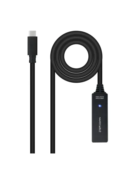 Nanocable 10.01.1311 cable USB USB 3.2 Gen 1 (3.1 Gen 1) 5 m USB C Negro