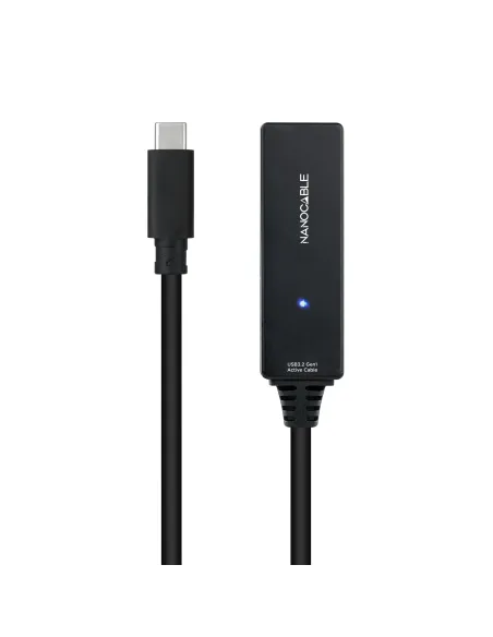 Nanocable 10.01.1311 cable USB USB 3.2 Gen 1 (3.1 Gen 1) 5 m USB C Negro