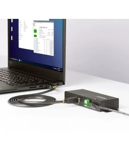 StarTech.com Hub USB Industrial de 7 Puertos Gestionado - Servicio Pesado - Caja de Metal - Protección ESD y Sobretensión -