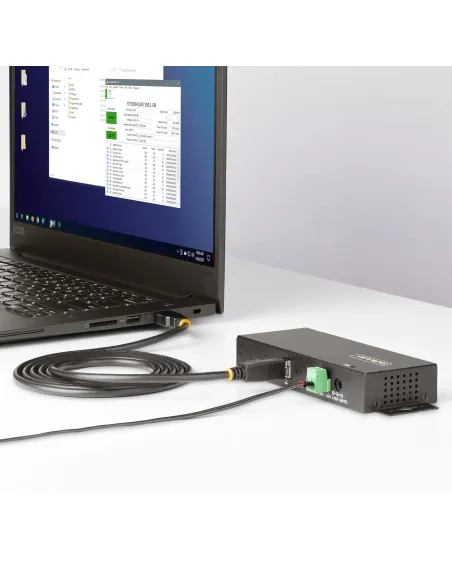 StarTech.com Hub USB Industrial de 7 Puertos Gestionado - Servicio Pesado - Caja de Metal - Protección ESD y Sobretensión -