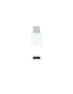 Nanocable Adaptador Lightning a Micro USB, Lightning M-Micro B H Blanco